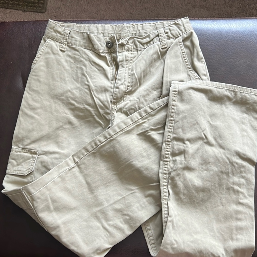 Wrangler Kid’s Khaki Cargo Pants Size 16 R
